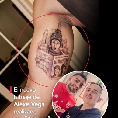 Nuevo tatuaje Alexis Vega por Anthrax